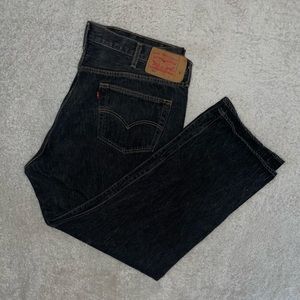 Men’s Levi’s 501 Button Down Denim 46x32 black wash